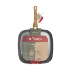 Tognana 11" Square Grill Pan | Stone & Wood Style -Kitchen Store square3