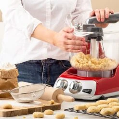 Ankarsrum Original 6230 Model Stand Mixer | Black Chrome -Kitchen Store srahsev0 1