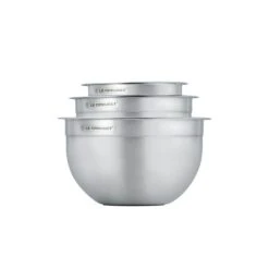 Le Creuset Nested Stainless Steel Mixing Bowls (Set Of 3) 18 Le Creuset Nested Stainless Steel Mixing Bowls (Set Of 3) -Kitchen Store ss mixing bowls 03