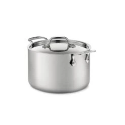 All-Clad D5 Brushed Stainless Steel Stockpot & Lid | 4 Qt.