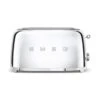 SMEG 4-Slice Toaster | Chrome -Kitchen Store tsf02ssus