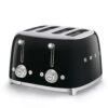 SMEG 4-Slot Toaster | Black 2 SMEG 4-Slot Toaster | Black -Kitchen Store tsf03blus