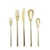 Fortessa Dragonfly 5-Piece Place Setting | Gold 2 Fortessa Dragonfly 5-Piece Place Setting | Gold -Kitchen Store uuuugh