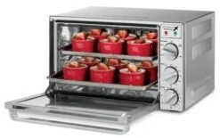 Waring Commercial Countertop Convection Oven - Quarter Size -Kitchen Store waring commercial countertop oven quarter size 1700w wco250x 02