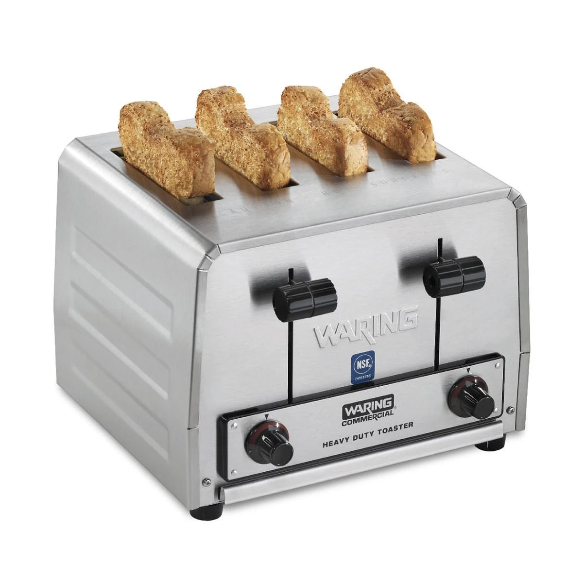 Waring Commercial Stainless Steel Heavy-Duty Toaster | 4-Slot 4 Waring Commercial Stainless Steel Heavy-Duty Toaster | 4-Slot - Image 2