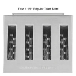 Waring Commercial Stainless Steel Heavy-Duty Toaster | 4-Slot 8 Waring Commercial Stainless Steel Heavy-Duty Toaster | 4-Slot -Kitchen Store wct800rc waring toaster inset2