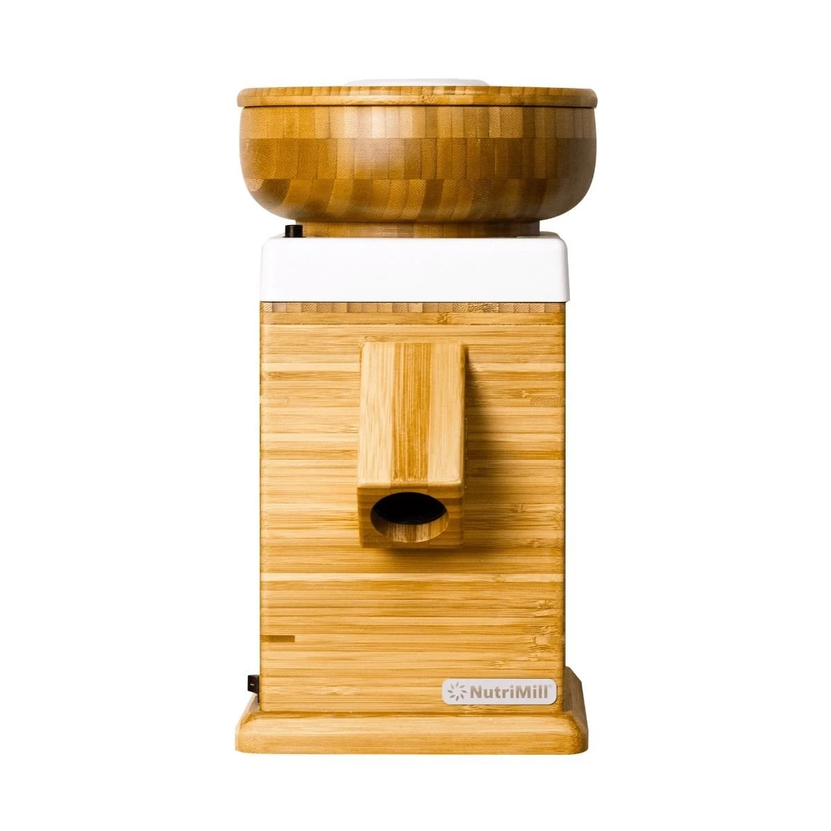 NutriMill Harvest Grain Mill | Powder Sugar White + Cutting Board & Canister Bundle 4 NutriMill Harvest Grain Mill | Powder Sugar White + Cutting Board & Canister Bundle - Image 2