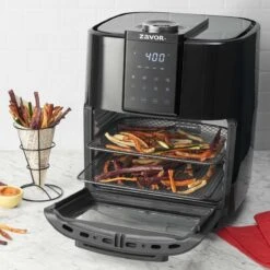 Zavor Crunch Air Fryer Oven | 12.7 Qt. -Kitchen Store zseaf22 crunch air fryer lifestlye fries