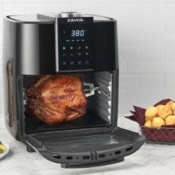 Zavor Crunch Air Fryer Oven | 12.7 Qt. -Kitchen Store zseaf22 crunch air fryer lifestlye rotisserie